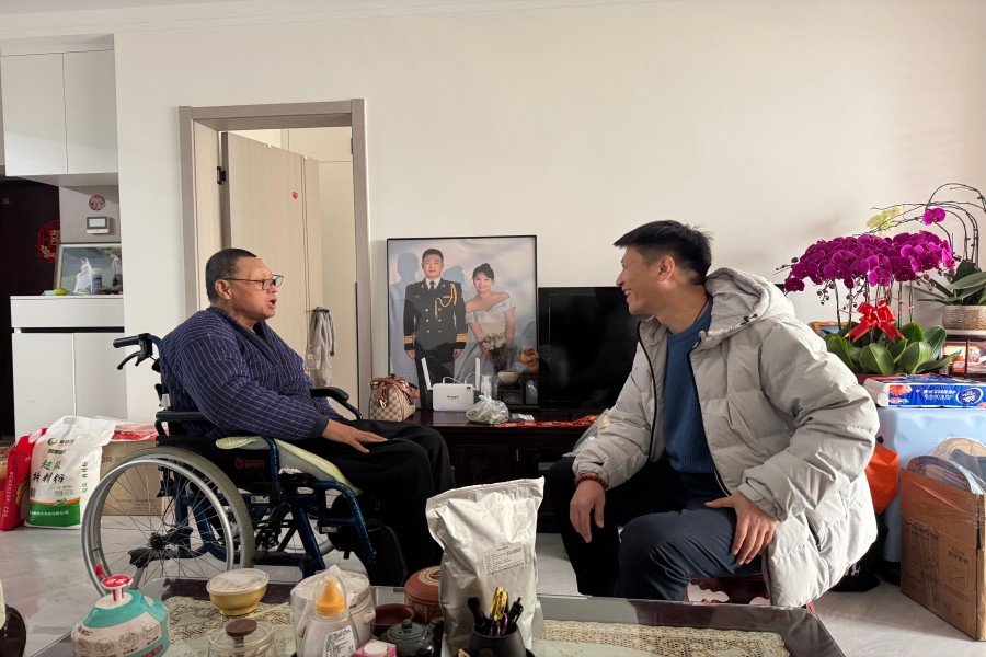 节前送温暖 眷注暖人心——市政集团党总支联合工会分会组织开展春节前走访慰问难题党员活动